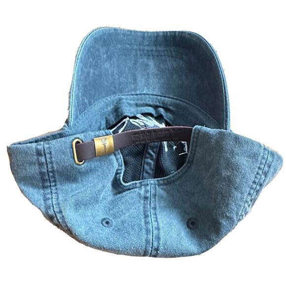 Siegfried Hat Vintage Cap Signature ADAMS Upscale Leather Snapback Dad Hat - Picture 3 of 14